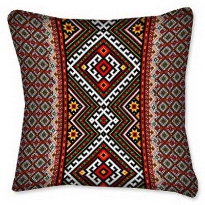 Наволочка для подушки 30х30 см Український орнамент, фото 1