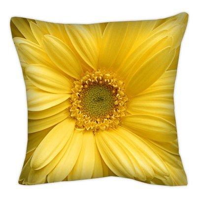 Наволочка для подушки 30х30 см Жовта квітка, фото 1