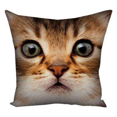 Наволочка для подушки 30х30 см Здивований кіт, фото 1