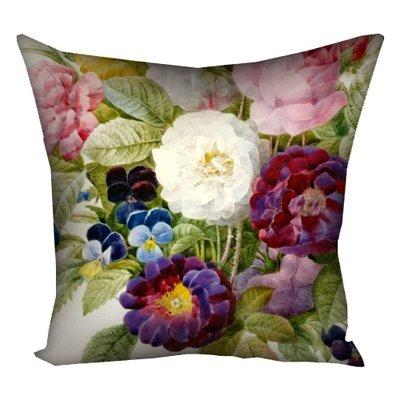 Наволочка для подушки 40х40 см Квіти, фото 1