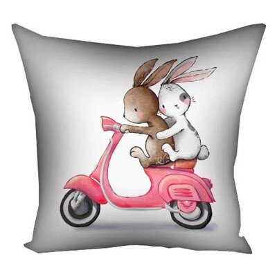 Подушка з принтом 40х40 см З тобою хоч на край світу!, фото 1