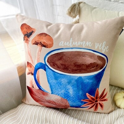 Подушка для дивана 45х45 см Autumn vibe, фото 1