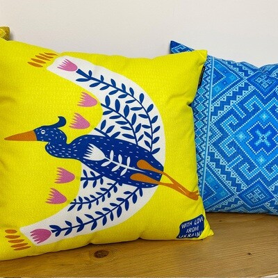 Подушка для дивана 45х45 см With love from Ukraine, фото 1