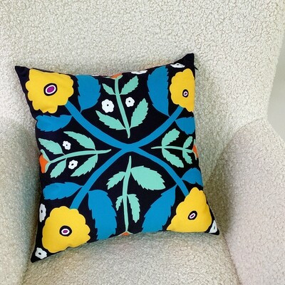 Подушка для дивана 45х45 см Акварель, фото 1