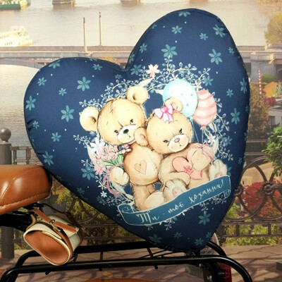 Подушка серце Ти - моє кохання!, фото 1