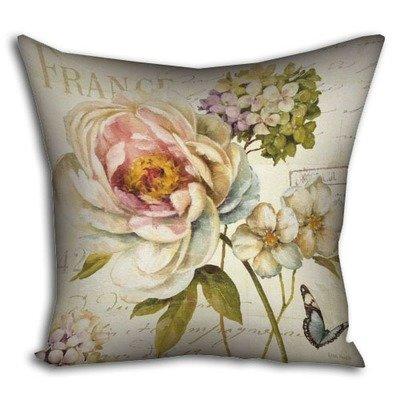 Наволочка для подушки 30х30 см Квітковий візерунок, фото 1