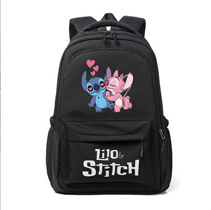 Великий тканевий портфель для навчання Lilo and Stitch, фото 1