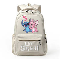 Великий тканевий портфель для навчання Lilo and Stitch, фото 3