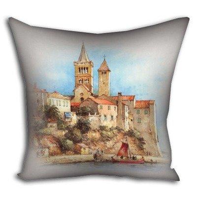 Наволочка для подушки 30х30 см Міський пейзаж, фото 1