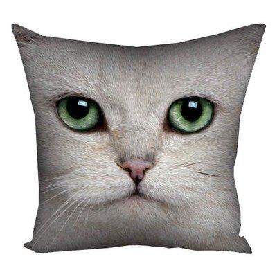Наволочка для подушки 30х30 см Мордочка кота, фото 1