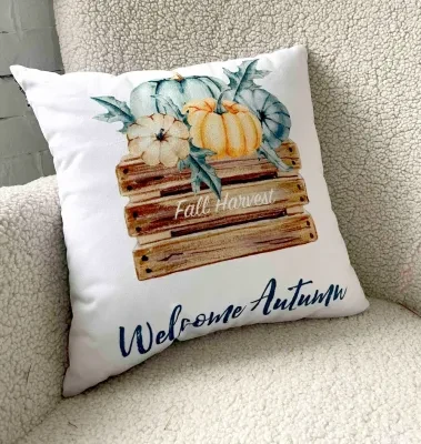 Подушка для дивана 45х45 см Welcome, Autumn, фото 1