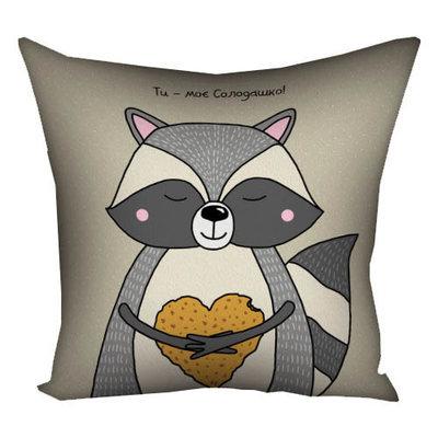 Подушка з принтом 30х30 см Ти – моє Солодашко!, фото 1
