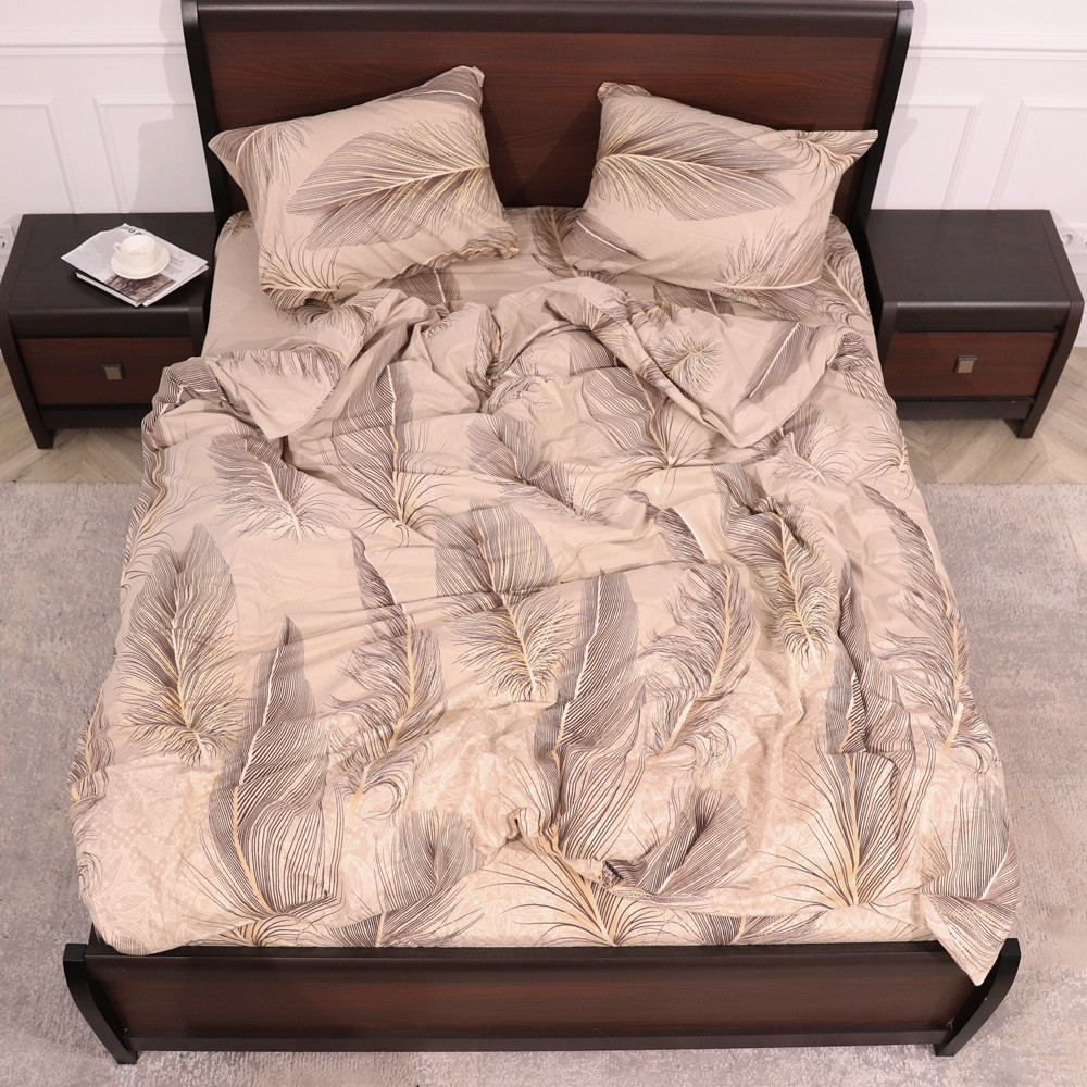 Євро-максі набір постільної білизни 200*220 з Фланелі №9520141 Черешенка™