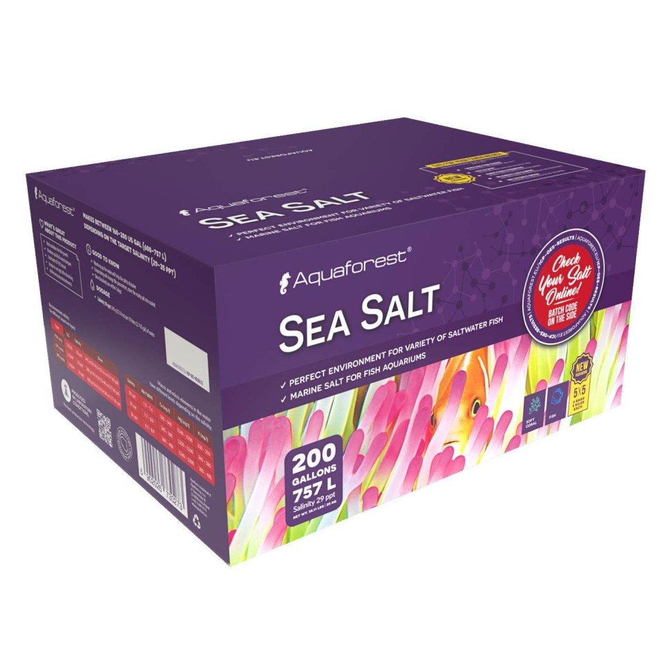 Сіль для морського акваріуму Aquaforest Sea Salt 25кг 5x5кг, фото 1