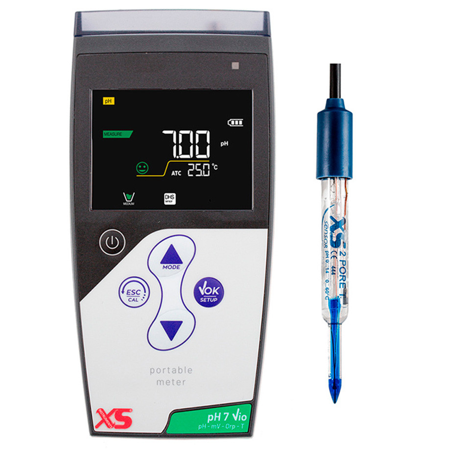 PH-метр для харчових продуктів (з гострим електродом 2 Pore) XS Instruments pH 7 Vio FOOD