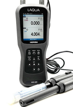 Рh-метр/кондуктометр/солемір/TDS-метр (2 в 1) HORIBA WQ-320-PC-K, фото 3