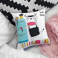 Подушка з принтом 30х30 см Just good