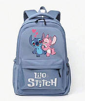Великий тканевий портфель для навчання Lilo and Stitch, фото 4