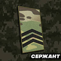 №7 погон Сержант ,фон мультикам 10х5см