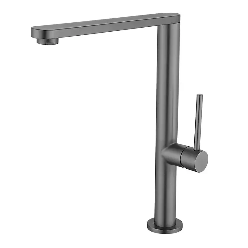 Змішувач для кухні Zerix KFM-011 graphite з неірж. сталі SUS304