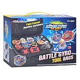 Ігровий набір Бейблейд (Beyblade) у кейсі з ареною, 8 вовчків Beyblade, 3 пускових пристрої, фото 10