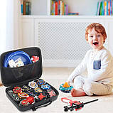 Ігровий набір Бейблейд (Beyblade) у кейсі з ареною, 8 вовчків Beyblade, 3 пускових пристрої, фото 3