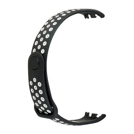 Ремінець Nike Sport Mi Band 8 Black White, фото 2