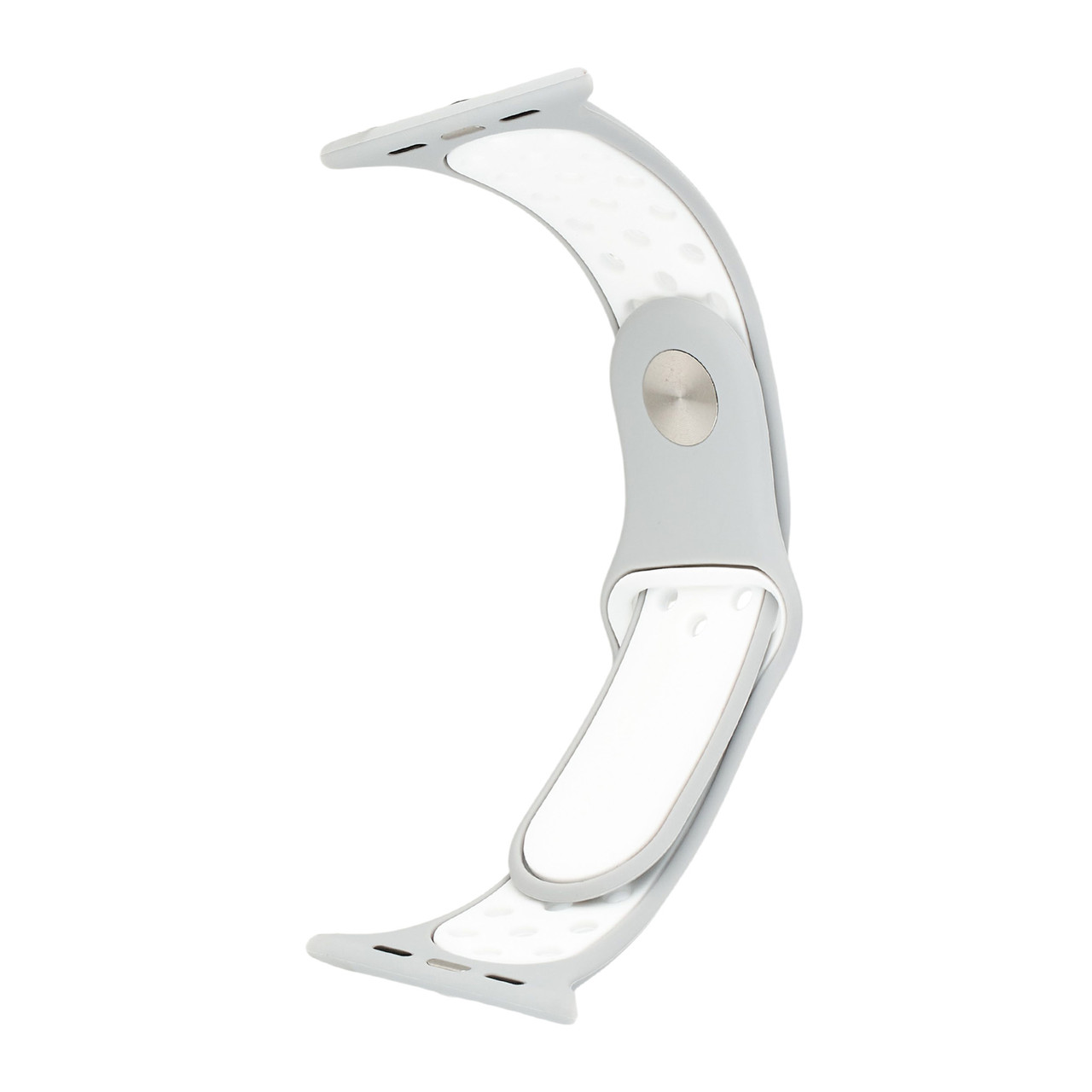 Ремешок Nike Sport Apple Watch 42/44/45/46/49 mm Gray/White S