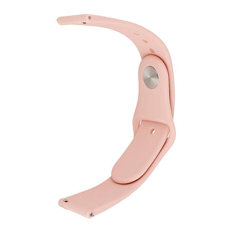 Ремінець Silicone 20 mm Watch Active/Galaxy S4 42 mm/Gear S2/Xiaomi Amazfit Grapefruit L, фото 1