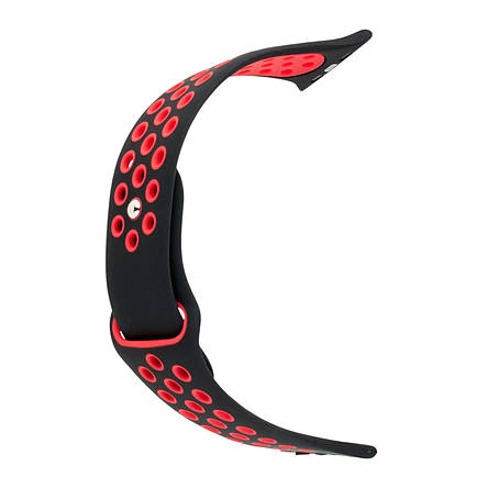 Ремінець Nike Sport Apple Watch 42/44/45/46/49 мм Black+Red (18) S, фото 2