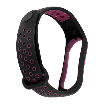 Ремінець Nike Sport Mi Band 5/6/7 Black Purple, фото 2