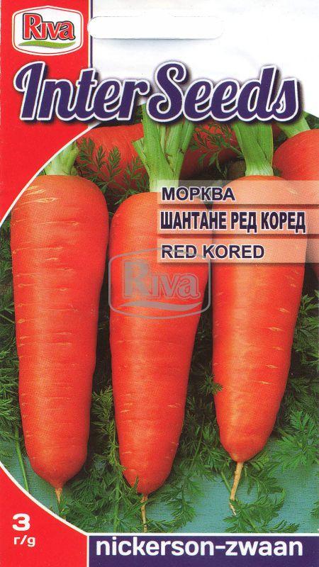 Морква Столова  “Шантане Ред Коред” 3 г,  Hazera, Нідерланди