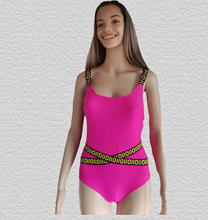 Купальник слитный Samegame 111 МайКа малина(В НАЛИЧИИ ТОЛЬКО 34 36 38 40 42 УКР р-ры), фото 2