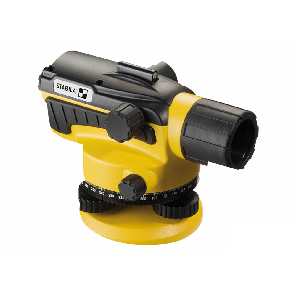 Нівелір оптичний OLS 26 (26x/ 2 мм/км/ штатив/ рейка/ кейс) IP 54 (захисний кожух) Stabila 18460, фото 1