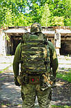 Великий камуфляжний армійський рюкзак для військових штурмовий на 40 л Стохід кордура 1000D Мультикам, фото 3