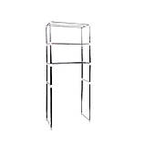 Підлоговий стелаж над унітазом Металева стійка з полицями у ванну кімнату 148х55х25 см, фото 2