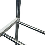 Підлоговий стелаж над унітазом Металева стійка з полицями у ванну кімнату 148х55х25 см, фото 4