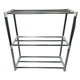 Підлоговий стелаж над унітазом Металева стійка з полицями у ванну кімнату 148х55х25 см, фото 6