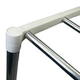 Підлоговий стелаж над унітазом Металева стійка з полицями у ванну кімнату 148х55х25 см, фото 8