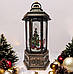 Музичний металевий новорічний ліхтарик-світильник 28 см №0091В, фото 8