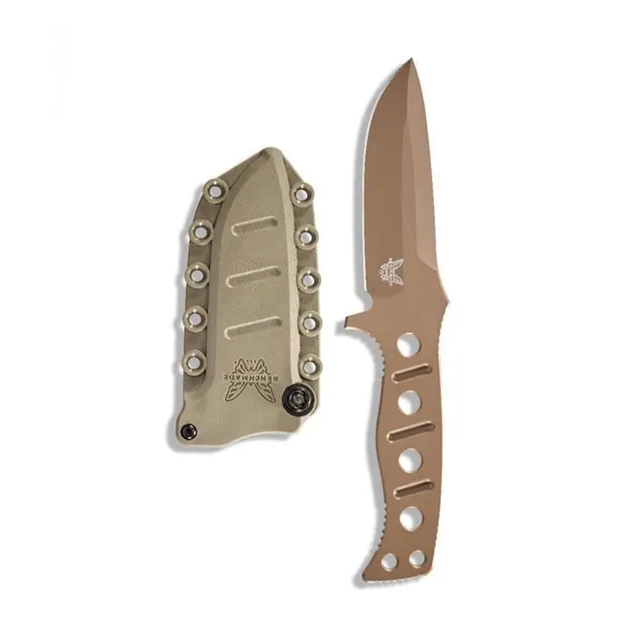 Ніж тактичний Benchmade Adamas Fixed Knife 375FE-1, D2, Колір: Flat Earth, фото 1