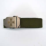 Ремінь тактичний з пряжкою «Хрест ЗСУ» оливковий, фото 7
