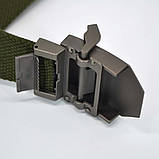 Ремінь тактичний з пряжкою «Хрест ЗСУ» оливковий, фото 10