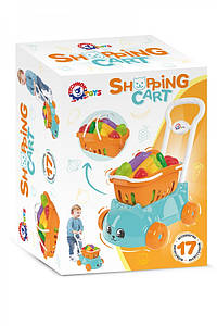 Дитяча іграшка "Візочок для супермаркету" (16 продуктів) | Technok Toys 7570