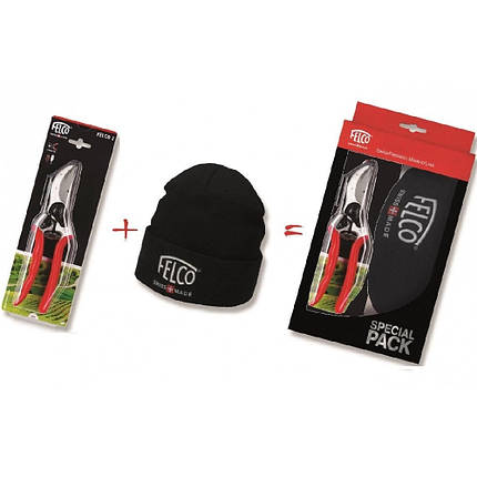 Садовий секатор FELCO 2 + Фірмова шапка Фелко (Швейцарія), фото 1