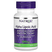 Альфа-ліпоєва кислота, 300 мг, Alpha-Lipoic Acid, Natrol, 50 капсул