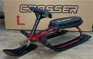 Дитячий снігокат санки VIPER від Crosser з м'яким сидінням, фото 3