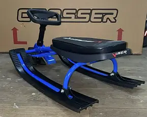 Дитячий снігокат санки VIPER від Crosser з м'яким сидінням, фото 4