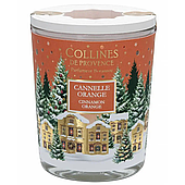 Свічка Апельсин-Кориця Collines de Provence Cinnamon Orange 180 г