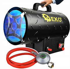 Газова теплова пушка GEKO G80410 17кВт зі шлангом та редуктором